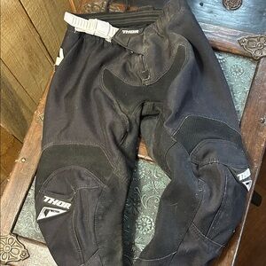 Thor Black Riding Gear Pants